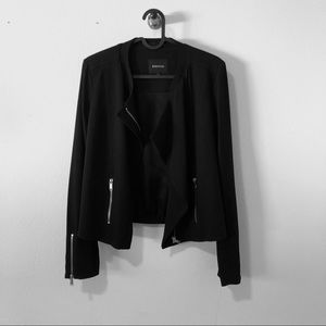 Black Aritzia Babaton Zipper Jacket